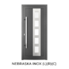 NEBRASKA INOX (L)(R)(C) porta