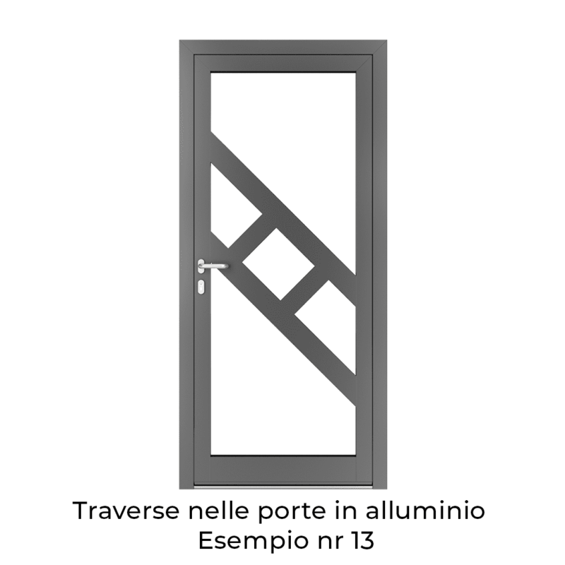 Traverse nelle porte in alluminio