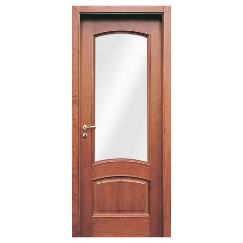 m-04-ciliegio-vano-vetro porta in legno